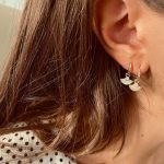 pendientes aros abanico