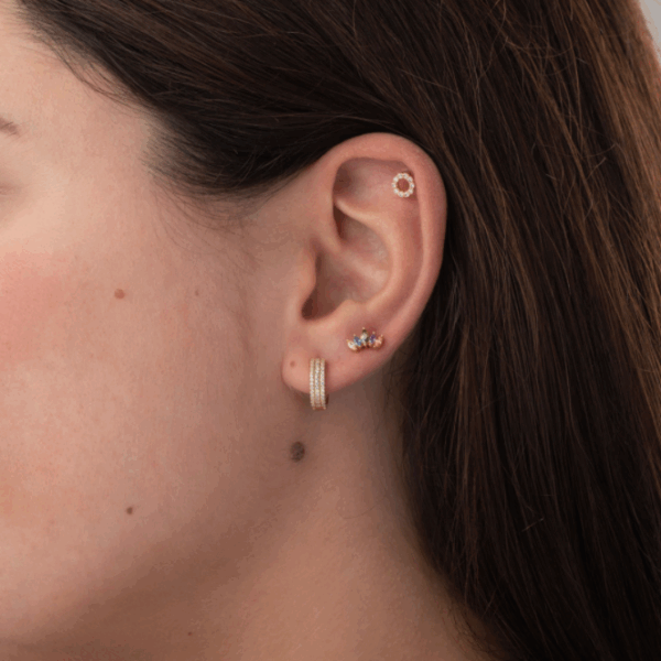 Piercing rosca Multicolor - Imagen 3