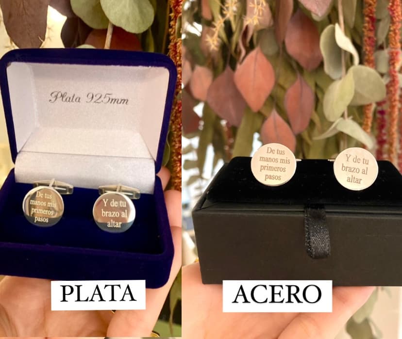 GEMELOS PERSONALIZADOS BODA