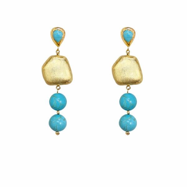 Pendientes Jazmin Turquesas