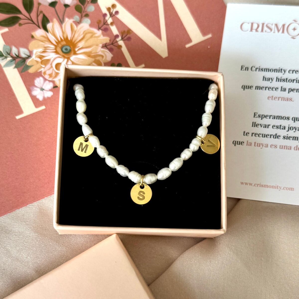 gargantilla letras chapita