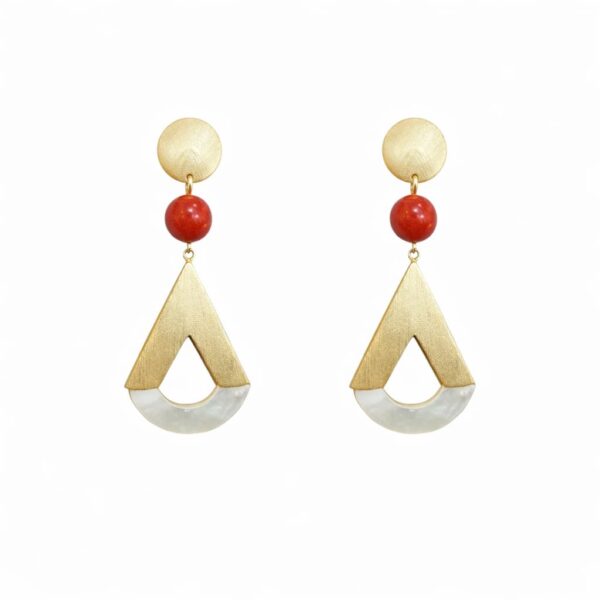 Pendientes Dione Nácar