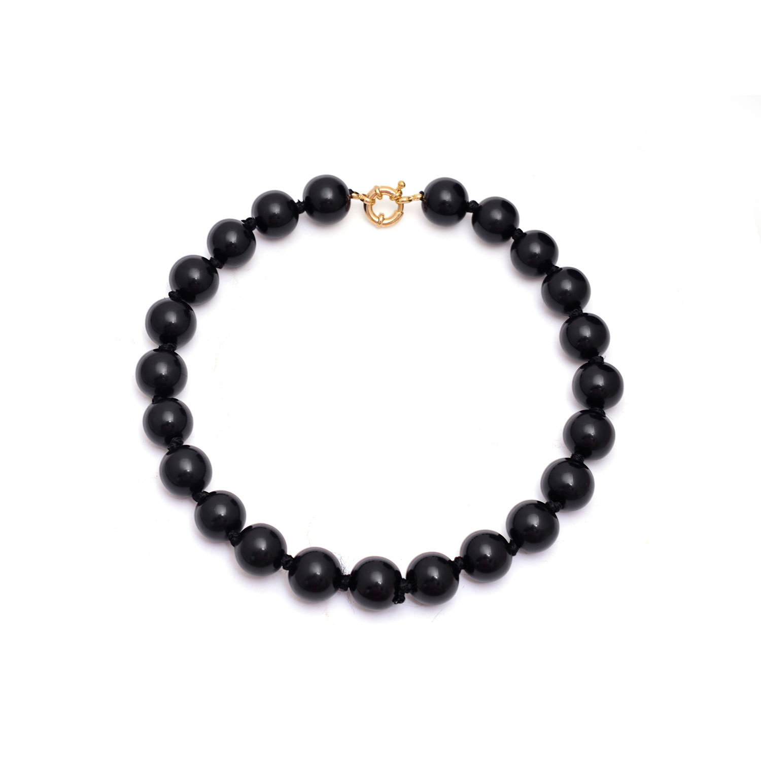 Collar resina negro