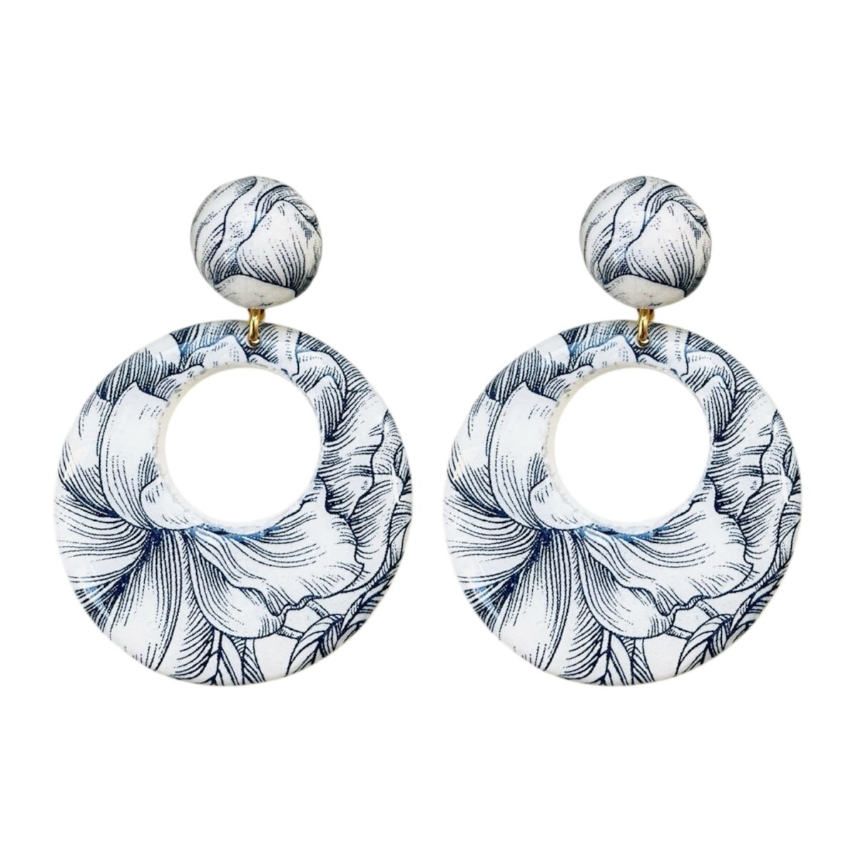 pendientes solea azules