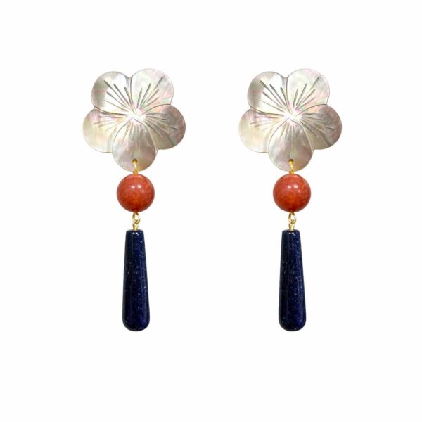 Pendientes Manuela Flora Nácar