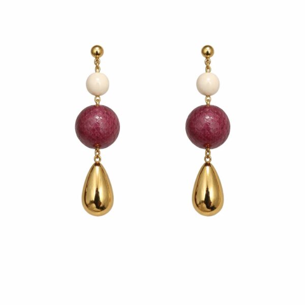 Pendientes Manuela Hueso y Piel