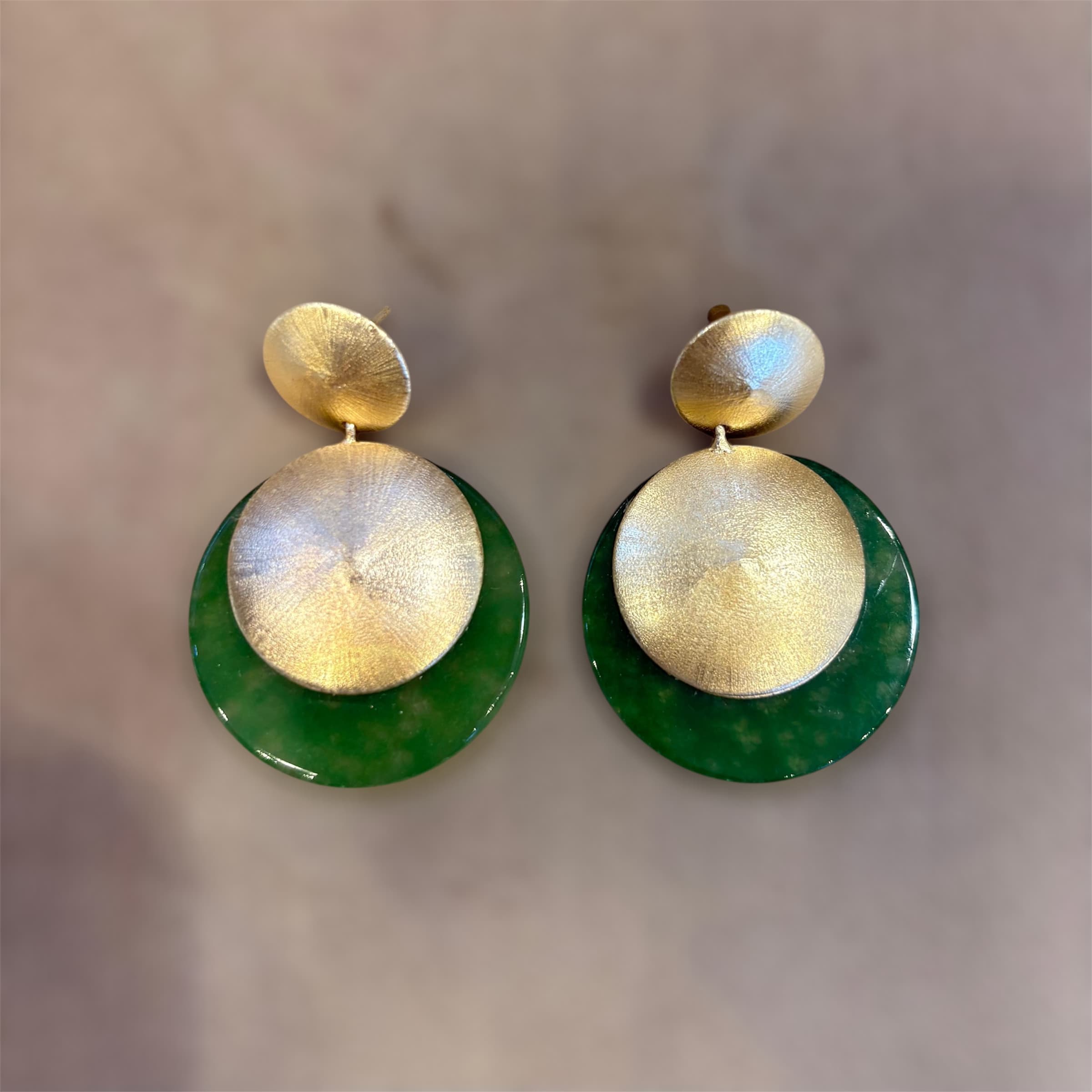 pendientes solea verdes