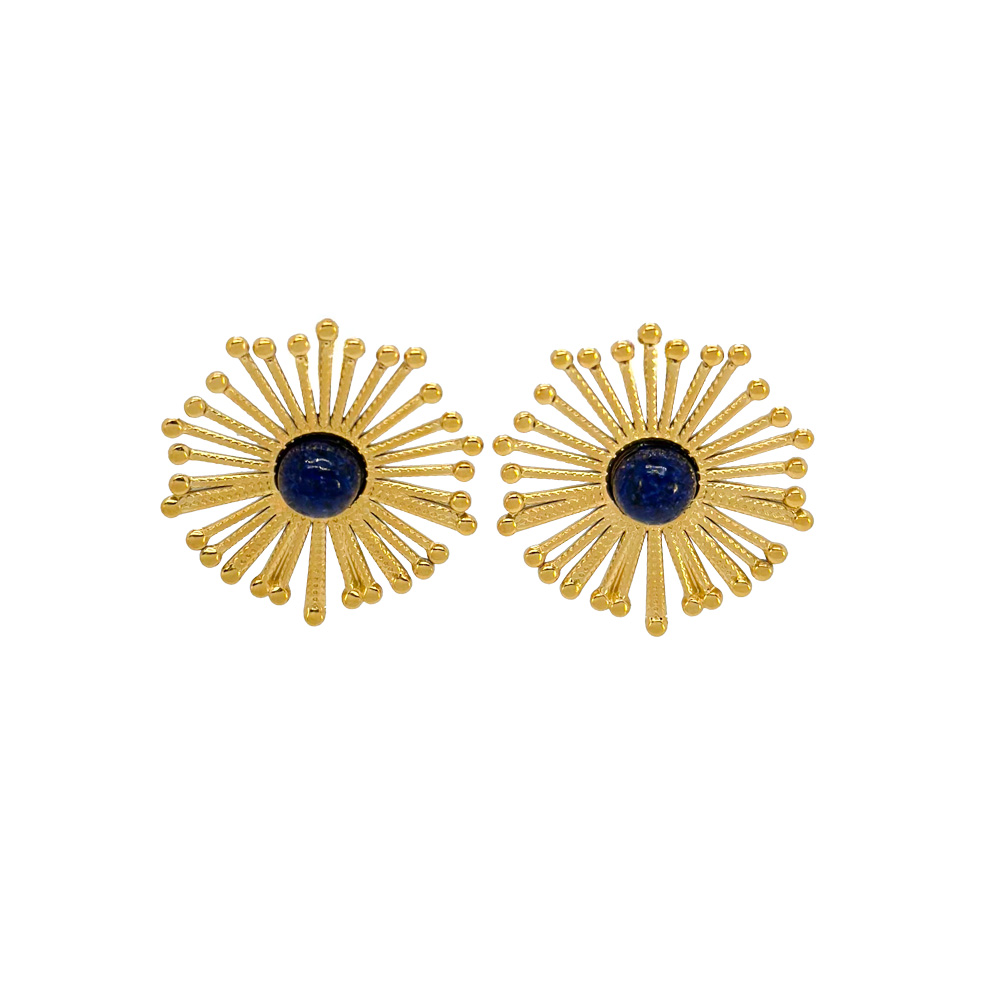 Pendientes Sol lapislazuli