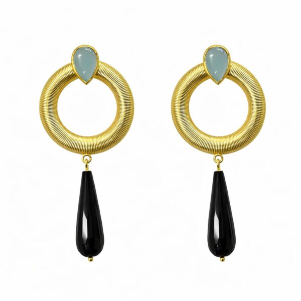 Pendientes Arco Negros
