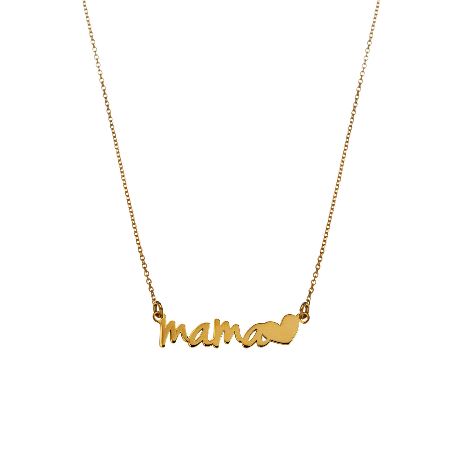 Colar mama letra corazon completo