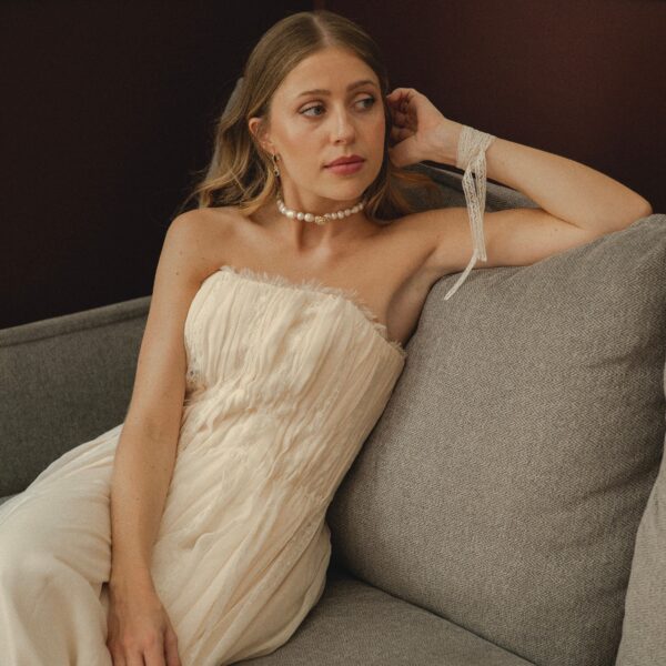 Choker de Novia Perlas Violet - Imagen 3