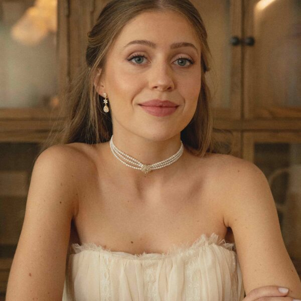 Choker de Novia Perlas Daphne - Imagen 3