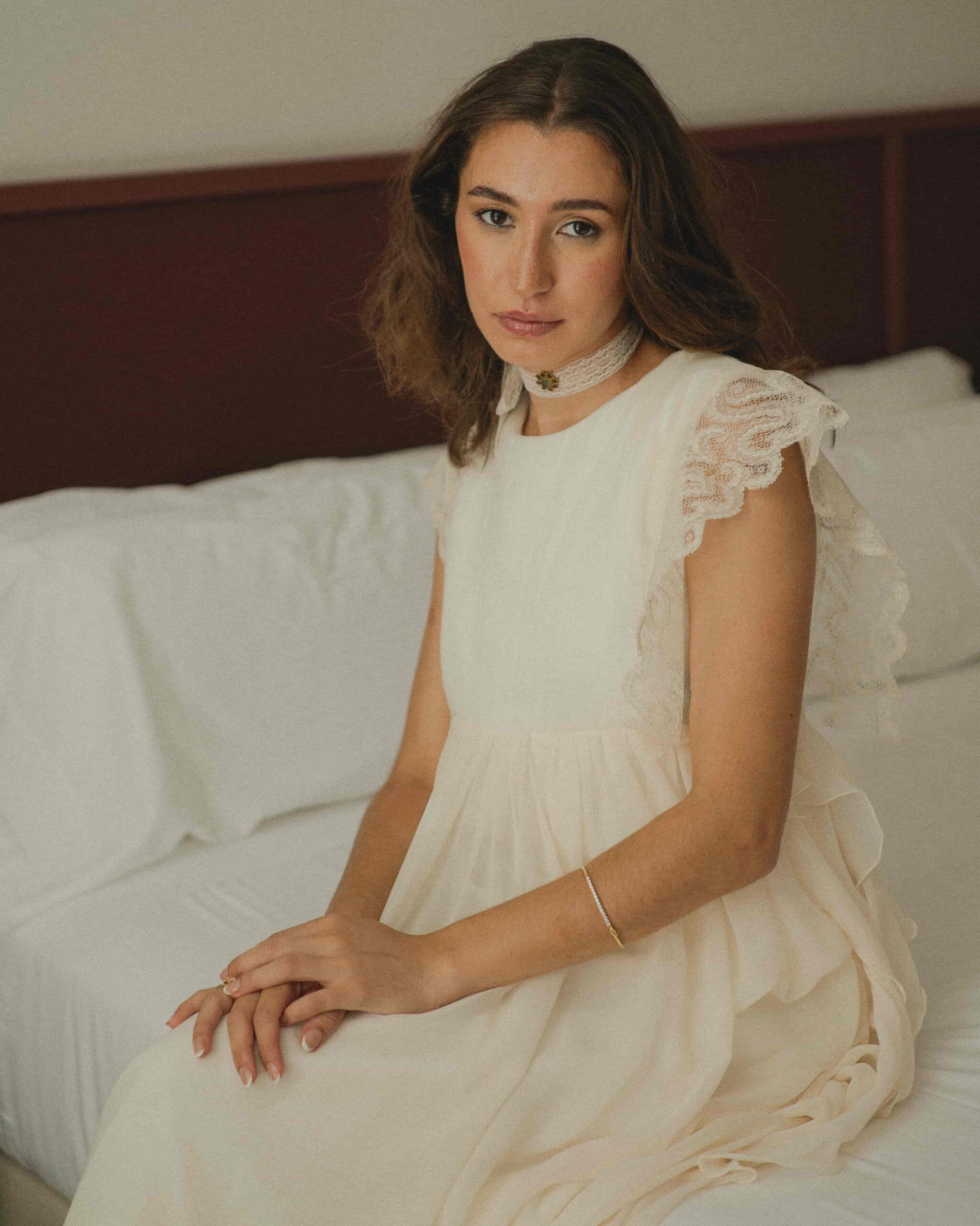 choker novia encaje