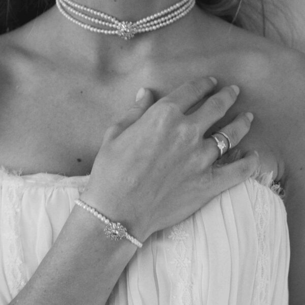 Choker de Novia Perlas Daphne - Imagen 6