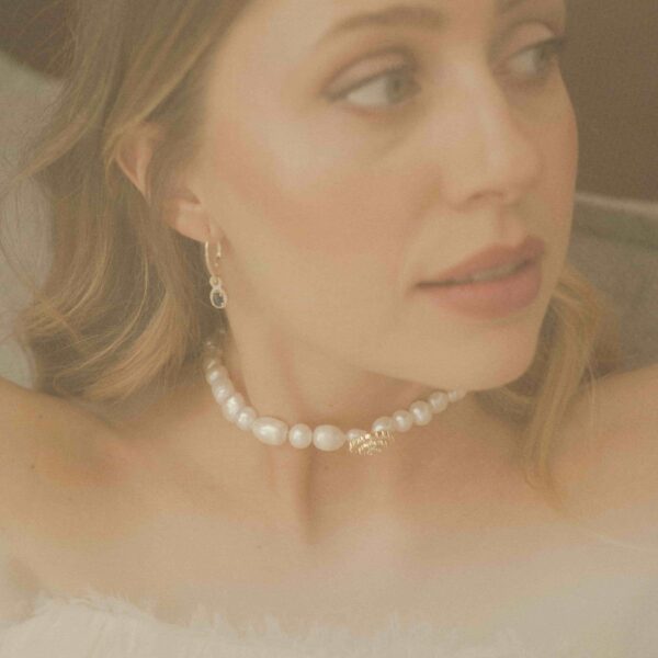 Choker de Novia Perlas Violet - Imagen 4
