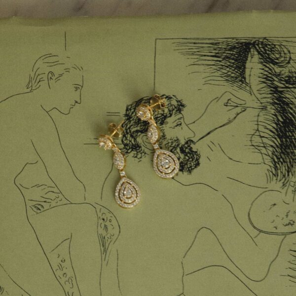 Pendientes Novia Lucrecia - Imagen 3