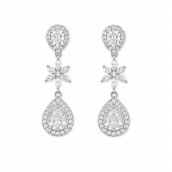 Pendientes Novia Flora - Imagen 3