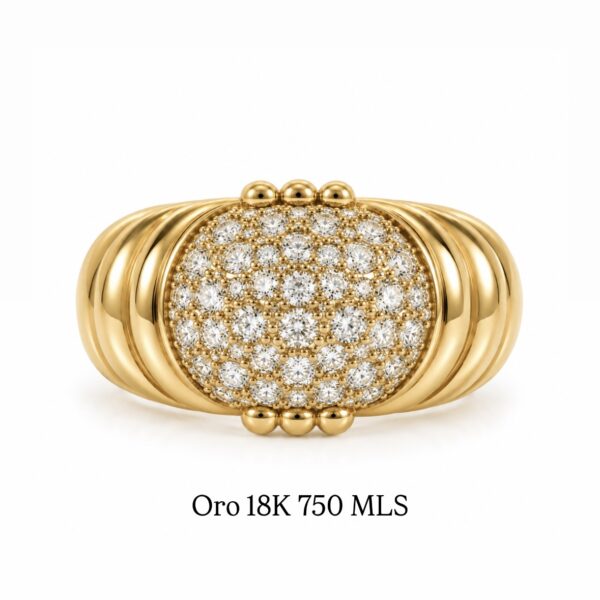 Anillo Vintage Pavé